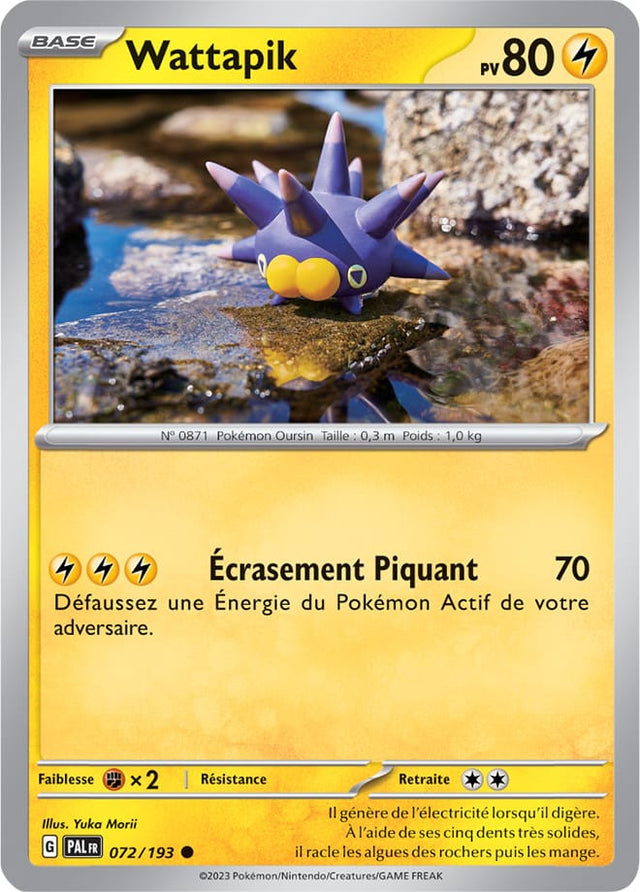 Wattapik - 072/193 - Carte Pokémon Évolutions à Paldea EV02