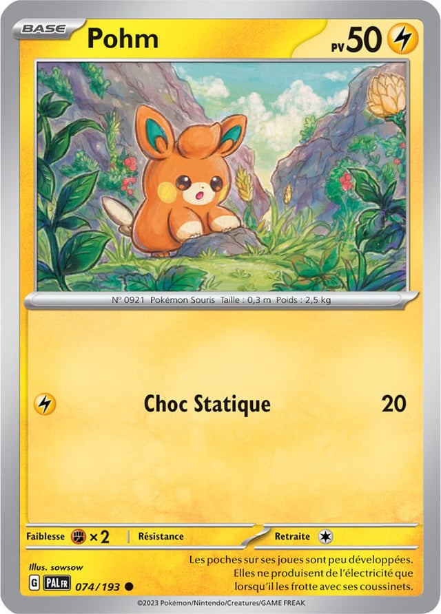 Pohm - 074/193 - Carte Pokémon Évolutions à Paldea EV02