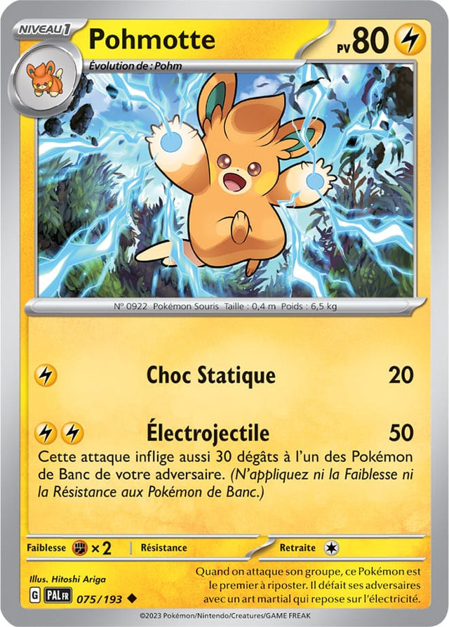 Pohmotte - 075/193 - Carte Pokémon Évolutions à Paldea EV02