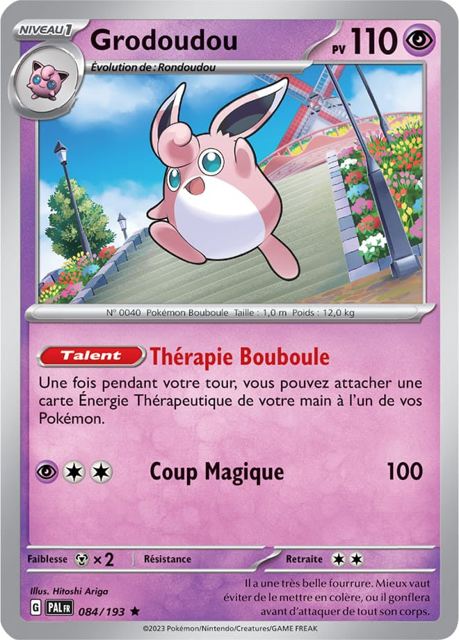 Grodoudou - 084/193 - Carte Pokémon Évolutions à Paldea EV02