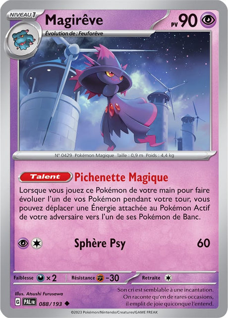 Magirêve - 088/193 - Carte Pokémon Évolutions à Paldea EV02