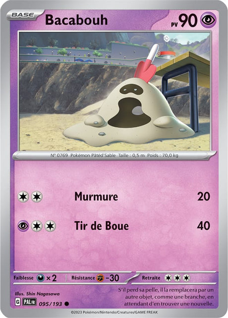 Bacabouh - 095/193 - Carte Pokémon Évolutions à Paldea EV02