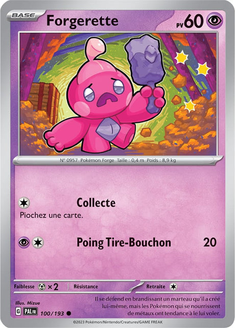 Forgerette - 100/193 - Carte Pokémon Évolutions à Paldea EV02