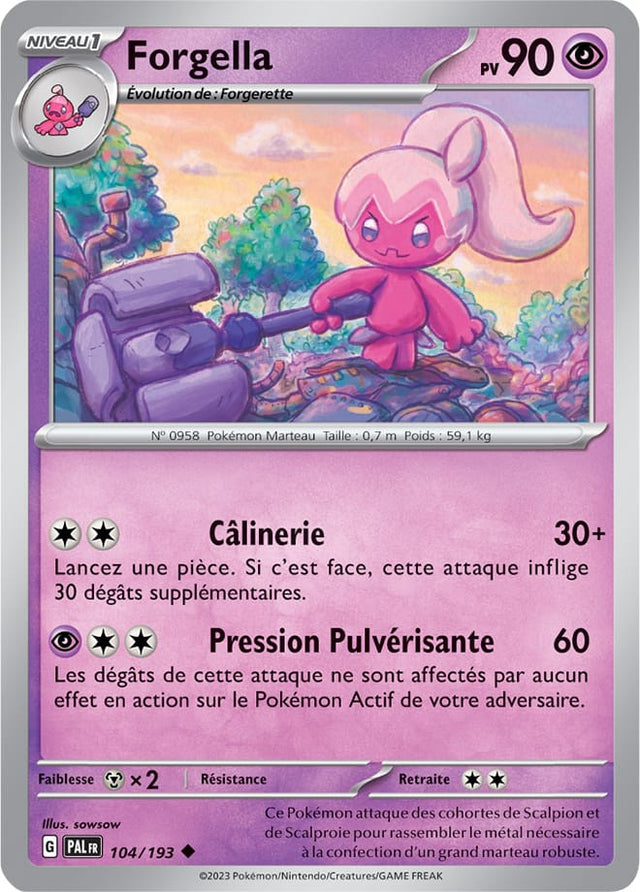 Forgella - 104/193 - Carte Pokémon Évolutions à Paldea EV02