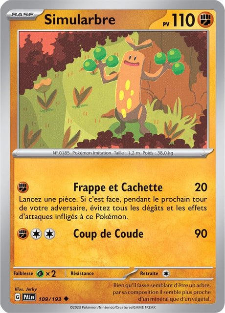 Simularbre - 109/193 - Carte Pokémon Évolutions à Paldea EV02