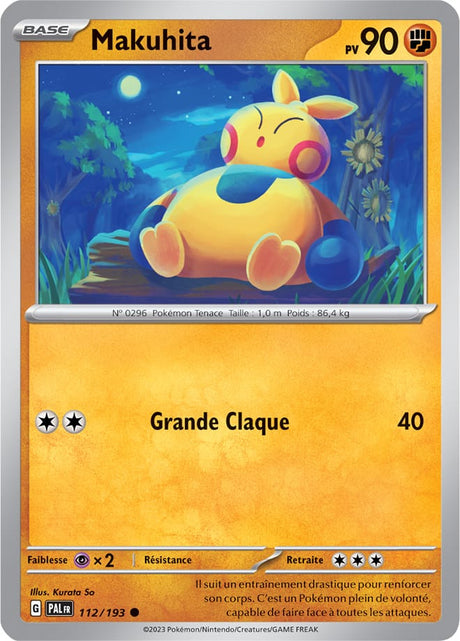 Makuhita - 112/193 - Carte Pokémon Évolutions à Paldea EV02