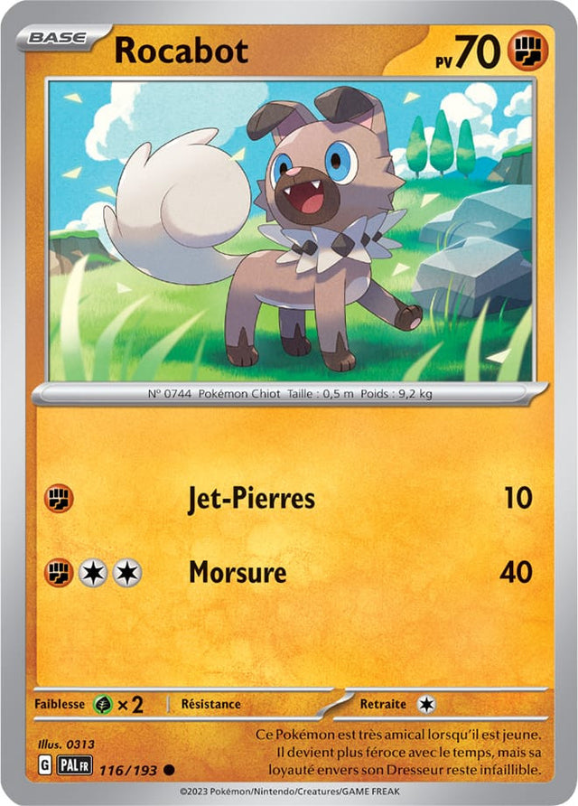 Rocabot - 116/193 - Carte Pokémon Évolutions à Paldea EV02