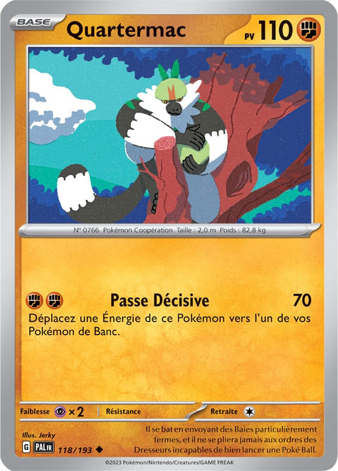 Quartermac - 118/193 - Carte Pokémon Évolutions à Paldea EV02