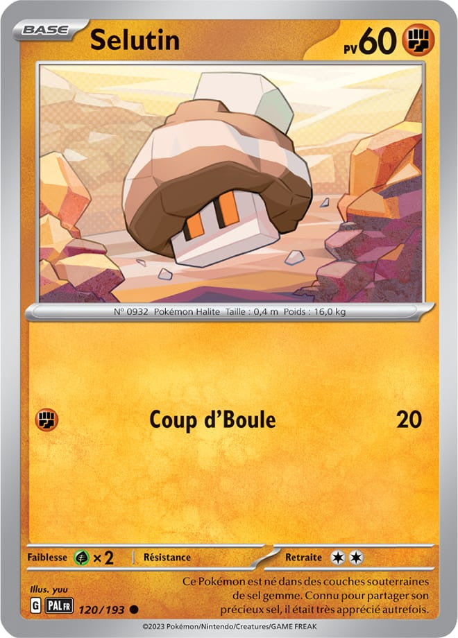 Selutin - 120/193 - Carte Pokémon Évolutions à Paldea EV02