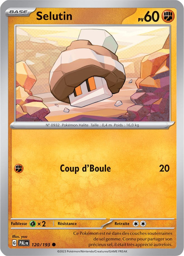 Selutin - 120/193 - Carte Pokémon Évolutions à Paldea EV02