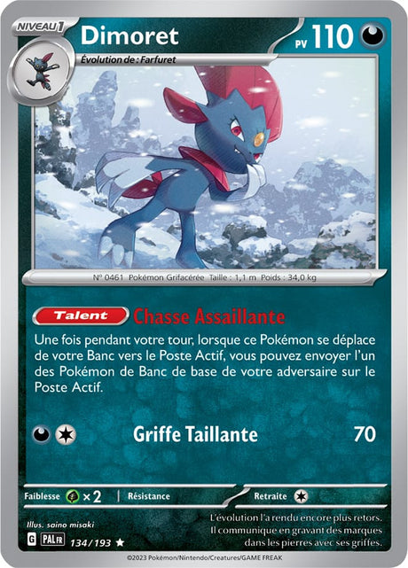 Dimoret - 134/193 - Carte Pokémon Évolutions à Paldea EV02