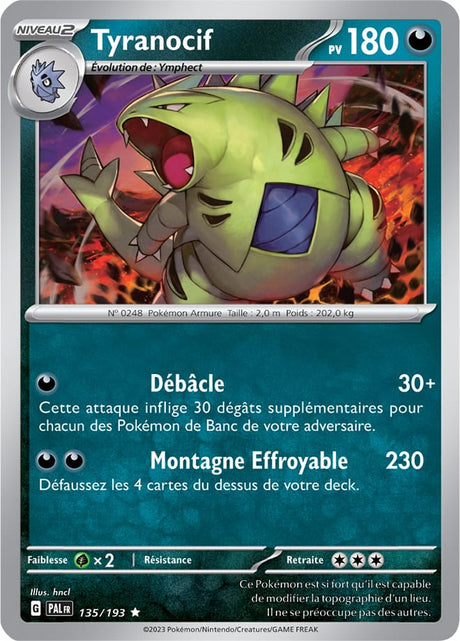 Tyranocif - 135/193 - Carte Pokémon Évolutions à Paldea EV02