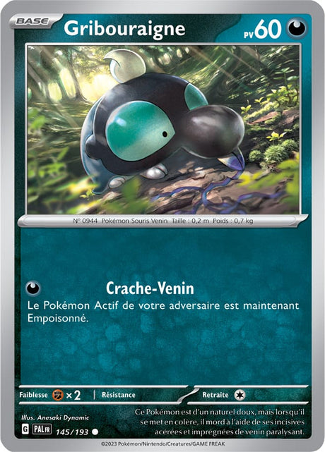 Gribouraigne - 145/193 - Carte Pokémon Évolutions à Paldea EV02