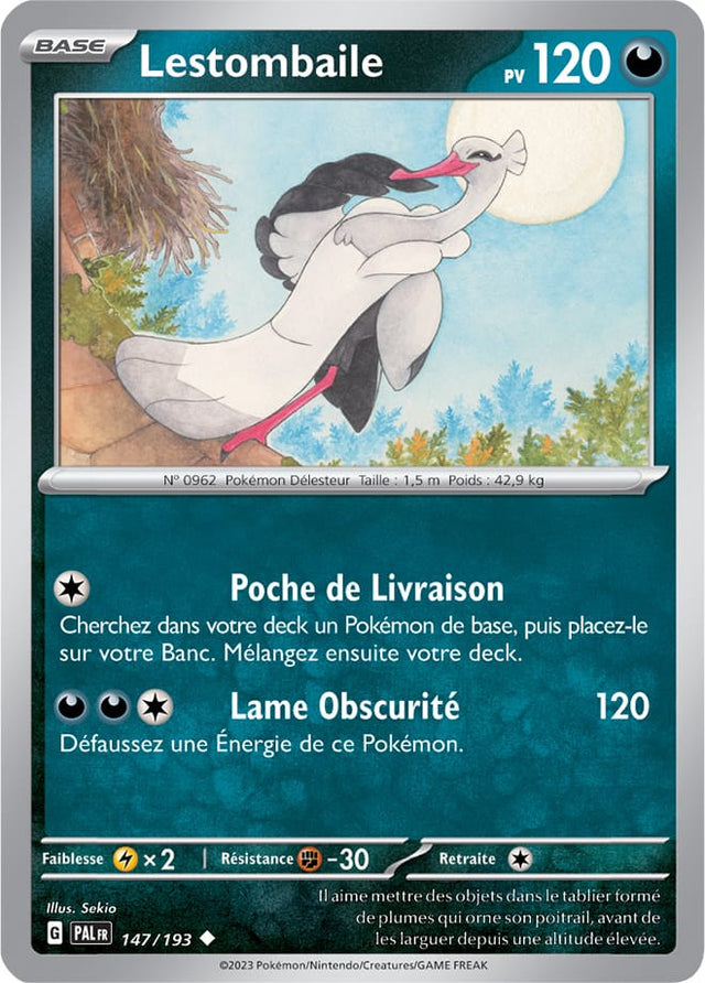 Lestombaile - 147/193 - Carte Pokémon Évolutions à Paldea EV02
