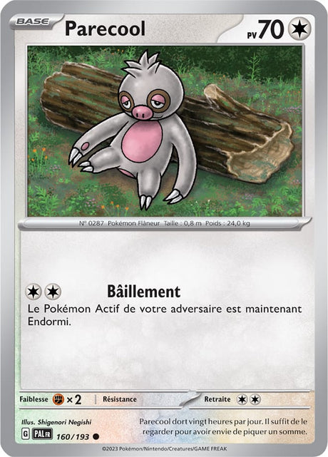 Parecool - 160/193 - Carte Pokémon Évolutions à Paldea EV02