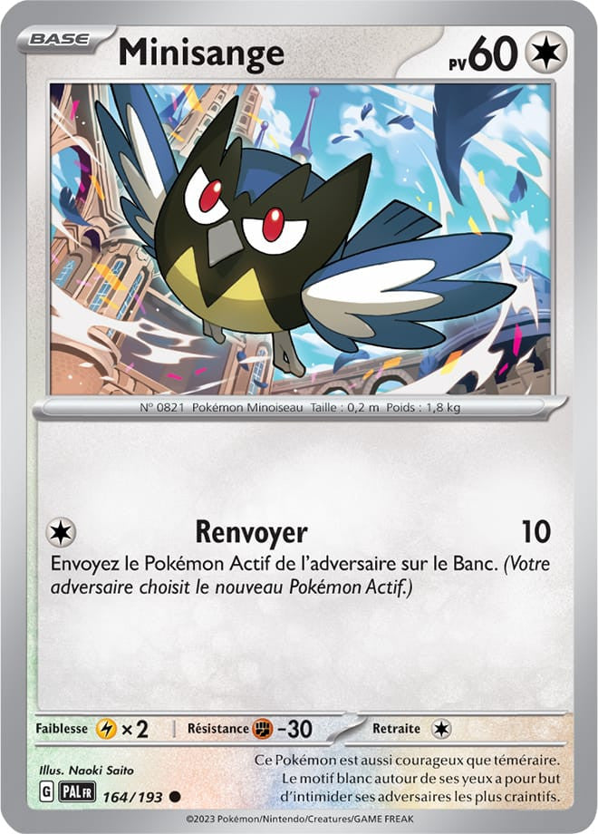 Minisange - 164/193 - Carte Pokémon Évolutions à Paldea EV02
