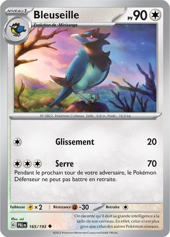 Bleuseille - 165/193 - Carte Pokémon Évolutions à Paldea EV02