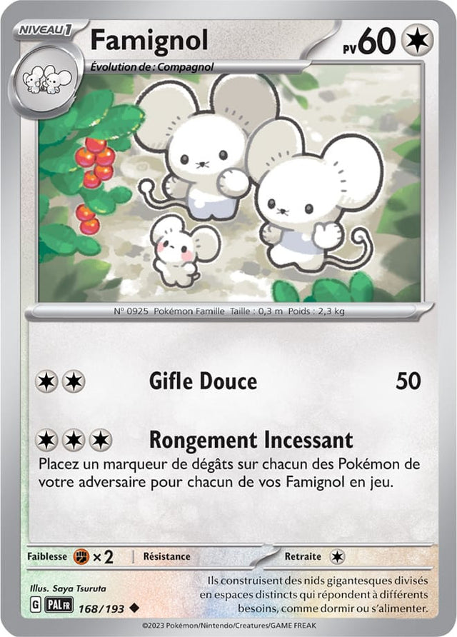 Famignol - 168/193 - Carte Pokémon Évolutions à Paldea EV02