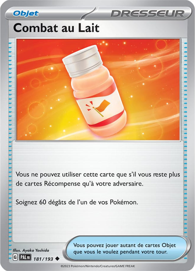 Combat au Lait - 181/193 - Carte Pokémon Évolutions à Paldea EV02