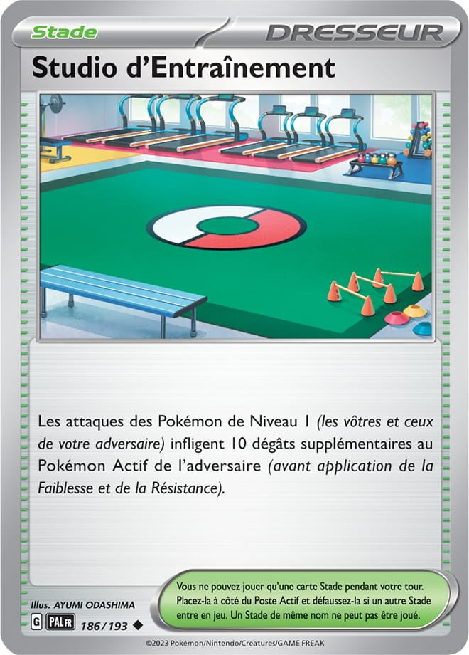 Studio d'Entraînement - 186/193 - Carte Pokémon Évolutions à Paldea EV02