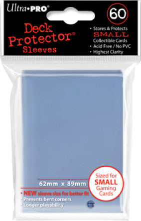 Ultra Pro - Protèges Cartes Format JAP - 60 Sleeves Mini Transparent