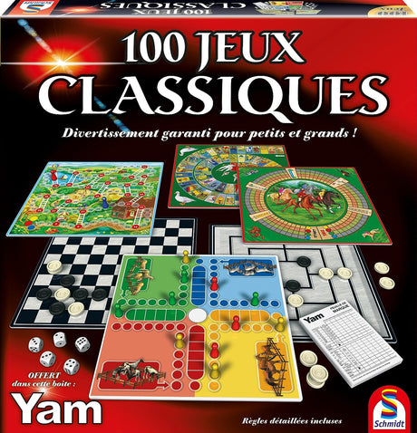 Schmidt - Malette de Jeu - 100 Jeux Classiques