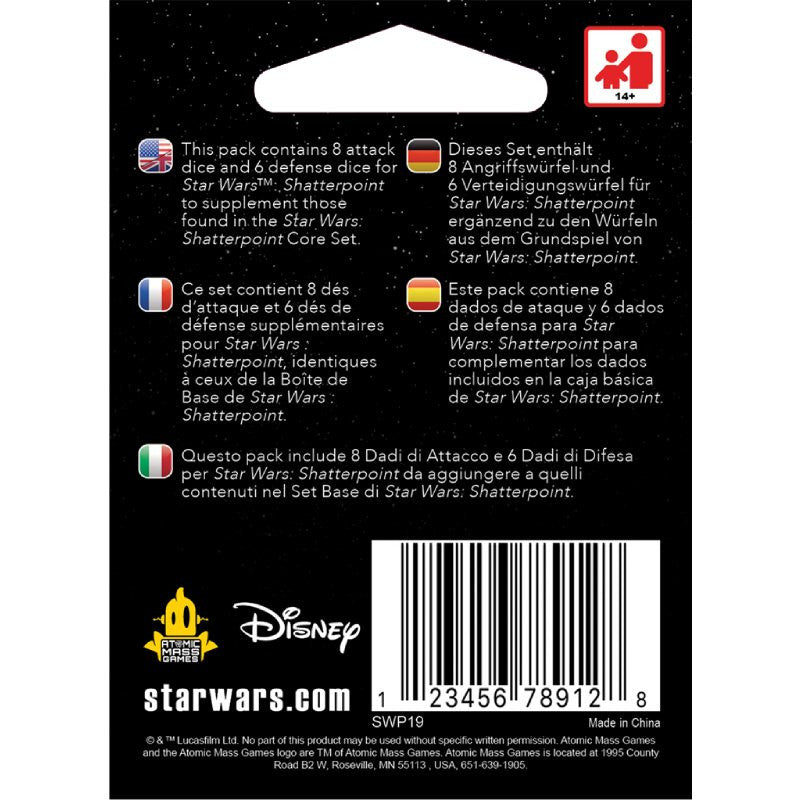 Star Wars : Shatterpoint - Set de dés