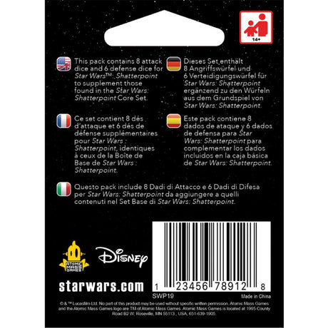 Star Wars : Shatterpoint - Set de dés