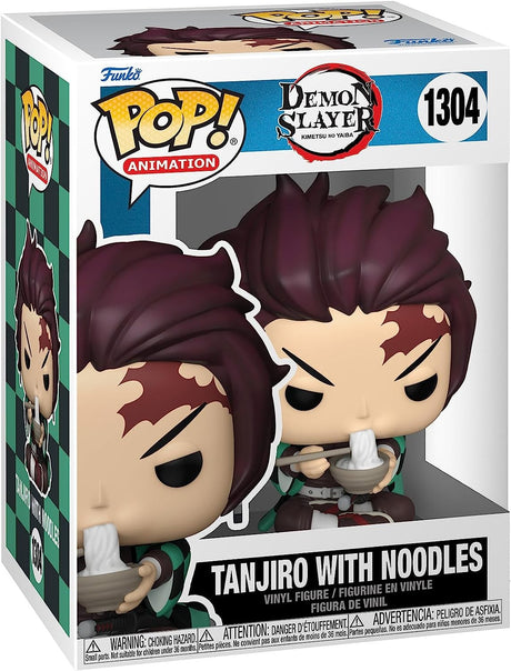 Funko POP! Animation - Demon Slayer 1304 - Tanjiro Avec Nouilles