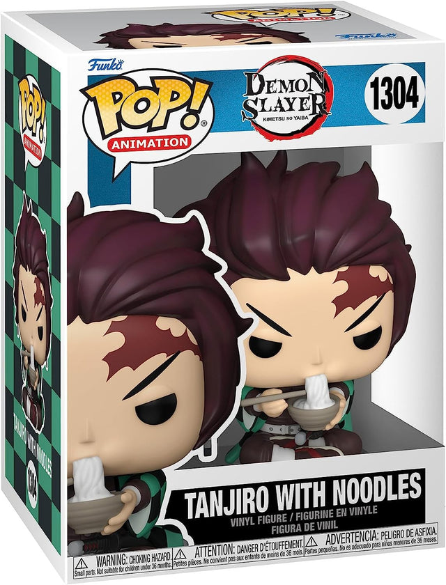 Funko POP! Animation - Demon Slayer 1304 - Tanjiro Avec Nouilles