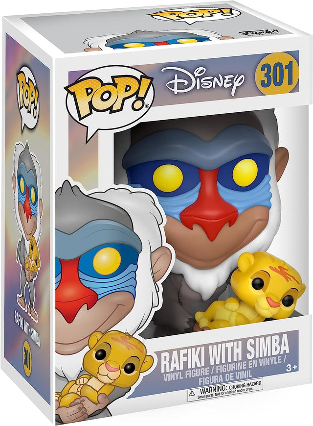 Funko POP! Disney - Lion King 301 - Rafiki With Simba Reprod