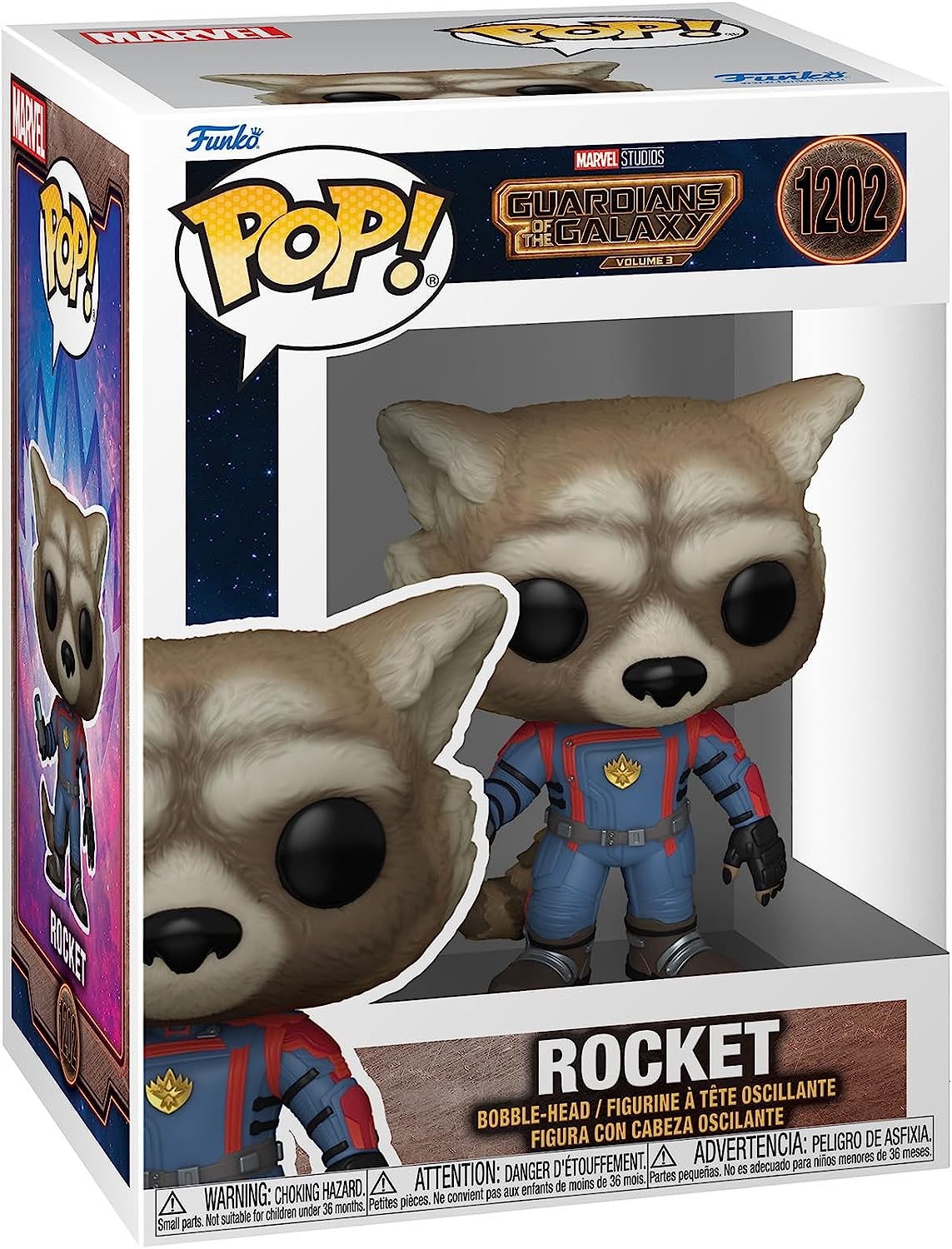Funko POP! Les Gardiens de la Galaxie 3 - 1202 - Rocket