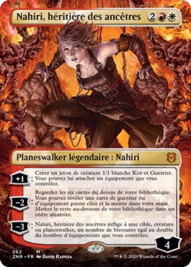 image ZNR_282/280 Nahiri, héritière des ancêtres (Borderless Planeswalker)
