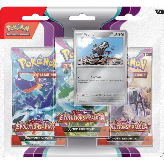 Pokémon - TriPack EV02 : Écarlate et Violet - Évolutions à Paldea - Vrombi