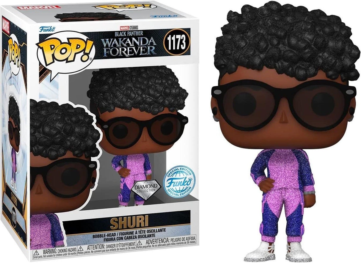 Black Panther Wakanda Forever POP! Marvel Shuri Diamond Special Edition Vinyle Figurine 10cm N°1173