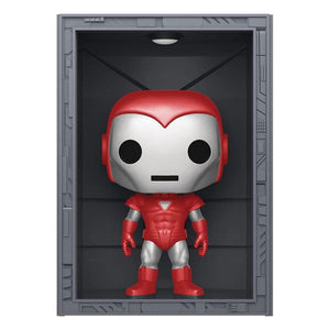 Marvel POP! Deluxe Hall of Armor Iron Man Model 8 Silver Centurion PX Exclusive Vinyle Figurine 10cm N°1038