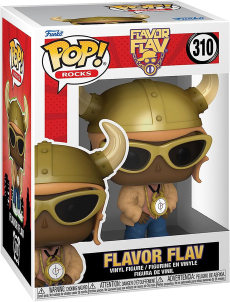 Flavor Flav POP! Rocks Flavor Flav Vinyle Figurine 10cm N°310