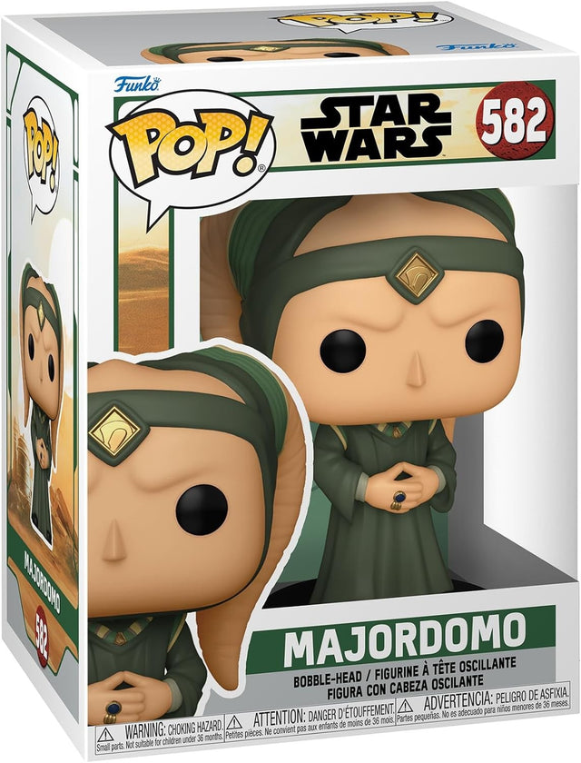 Star Wars : Le Livre de Boba Fett POP! Télévision Majordomo Vinyle Figurine 10cm N°582