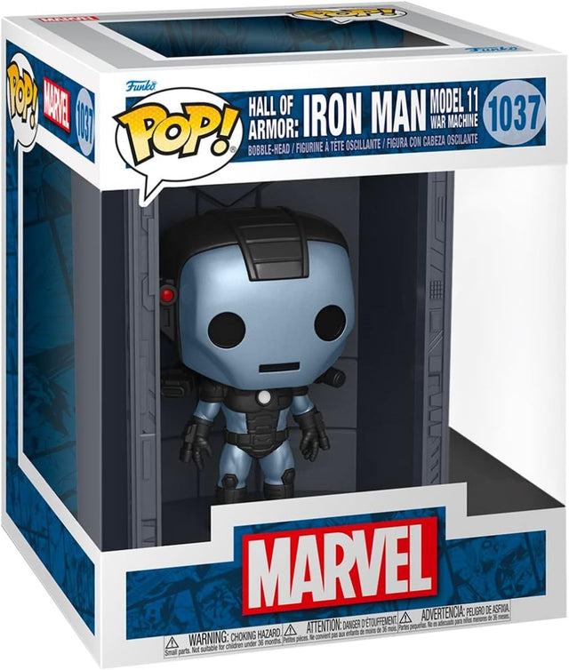 Marvel POP! Deluxe Hall of Armor Iron Man Model 11 War Machine PX Exclusive Vinyle Figurine 10cm N°1037
