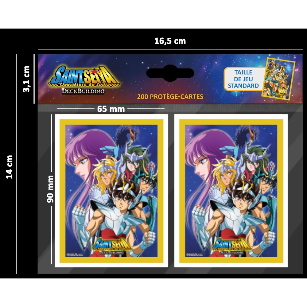 Saint Seiya - Les Chevaliers du Zodiaque - Deck Building Protèges Carte Bronze (200) - Yoka by Tsume