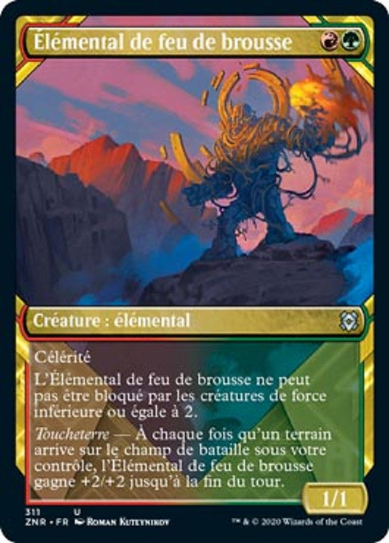 image ZNR_311/280 Élémental de feu de brousse (Showcase)