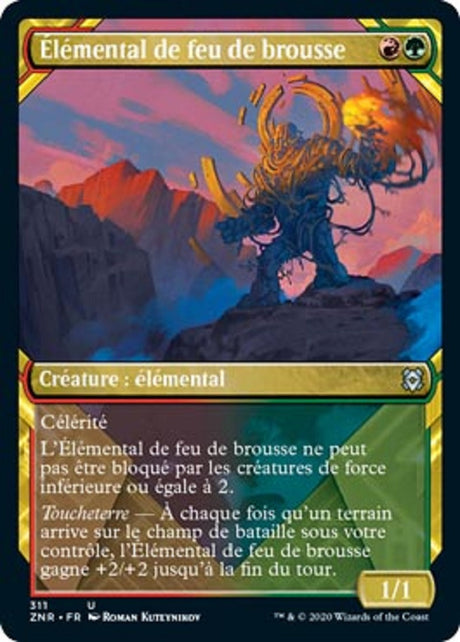 image ZNR_311/280 Élémental de feu de brousse (Showcase)