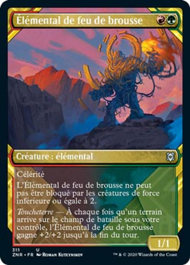 image ZNR_311/280 Élémental de feu de brousse (Showcase)
