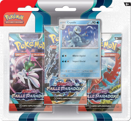 Pokémon JCC - Tri-Pack EV04 Faille Paradoxe : Cryodo *FR*