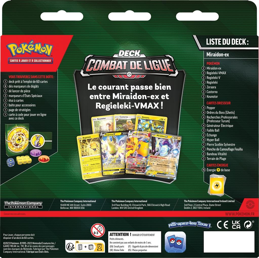 Pokémon JCC - Deck Combat de ligue : Miraidon EX *FR*