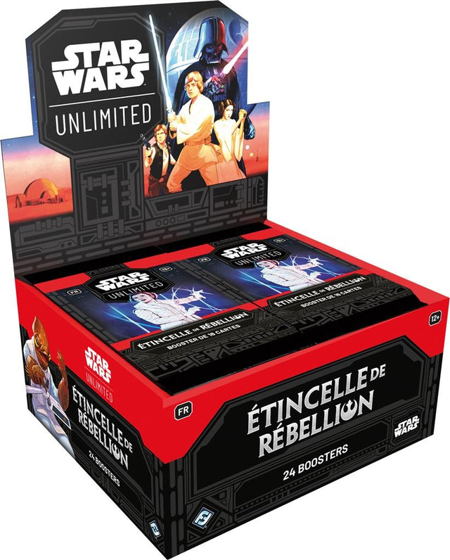 Display / Boîte de 24 Boosters Étincelle de Rébellion - Star Wars Unlimited FR