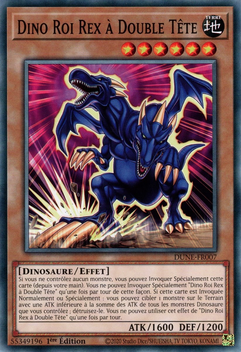 Dino Roi Rex à Double Tête - DUNE-FR007