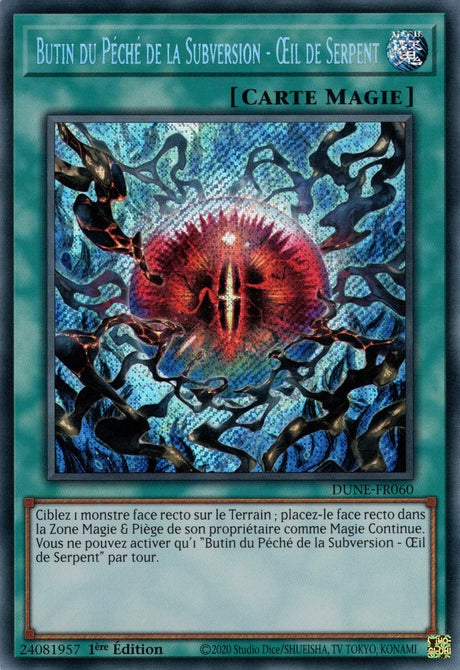 Butin du Péché de la Subversion - Œil de Serpent - DUNE-FR060