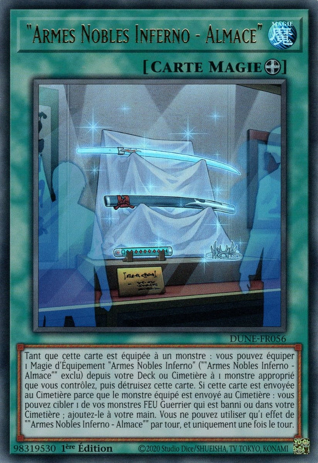 "Armes Nobles Inferno - Almace" - DUNE-FR056 (Quarter Century Secret Rare)