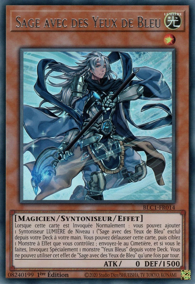 Sage avec des Yeux de Bleu - BLC1-FR014 (Argent)